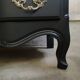 Chiffonnier vintage customisé noir