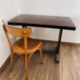 Table de bistrot rouge Fischel