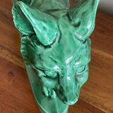 Large ceramic fox