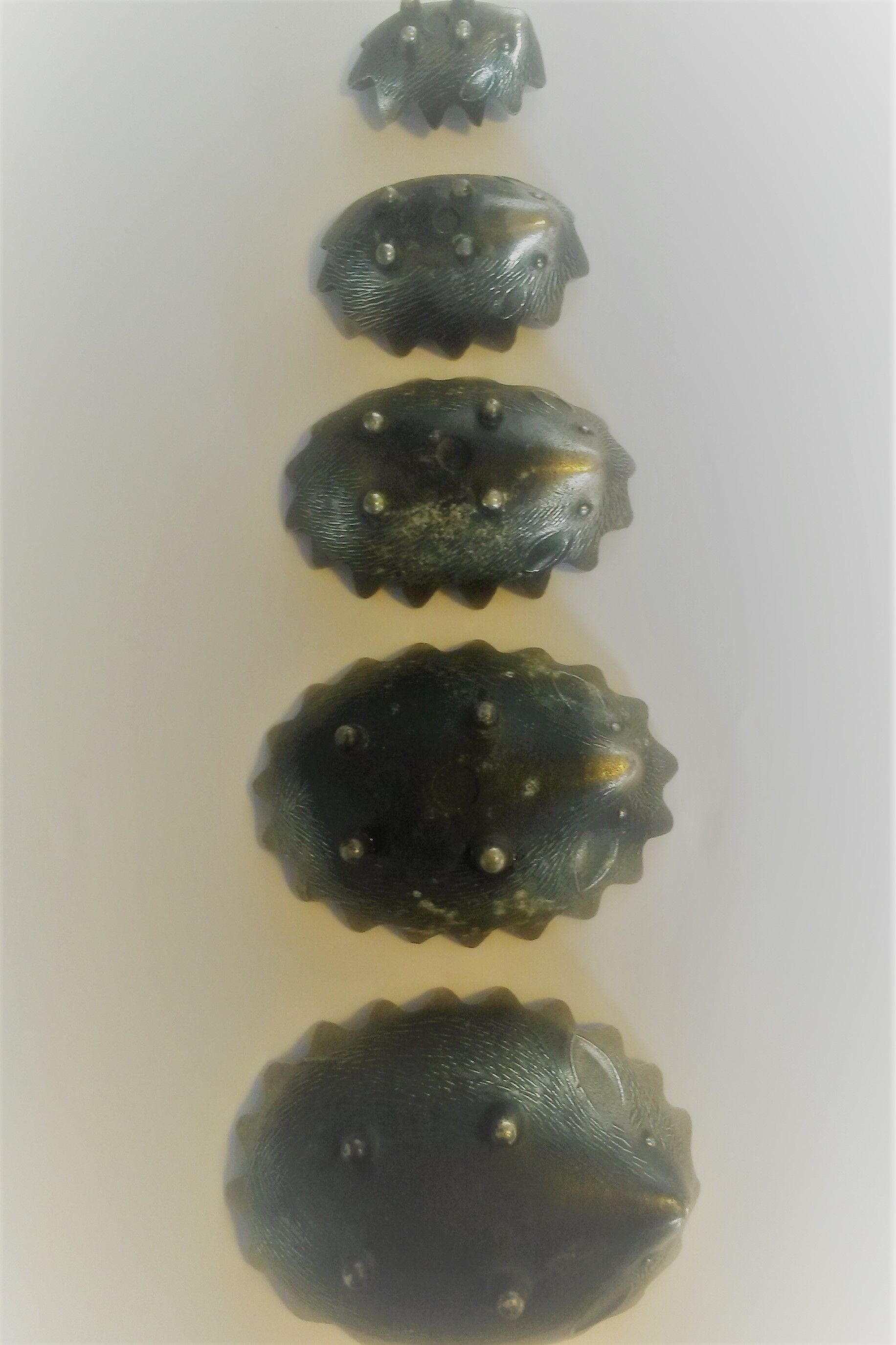 Ashtrays trundle hedgehog 1970