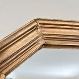 Octagonal golden mirror