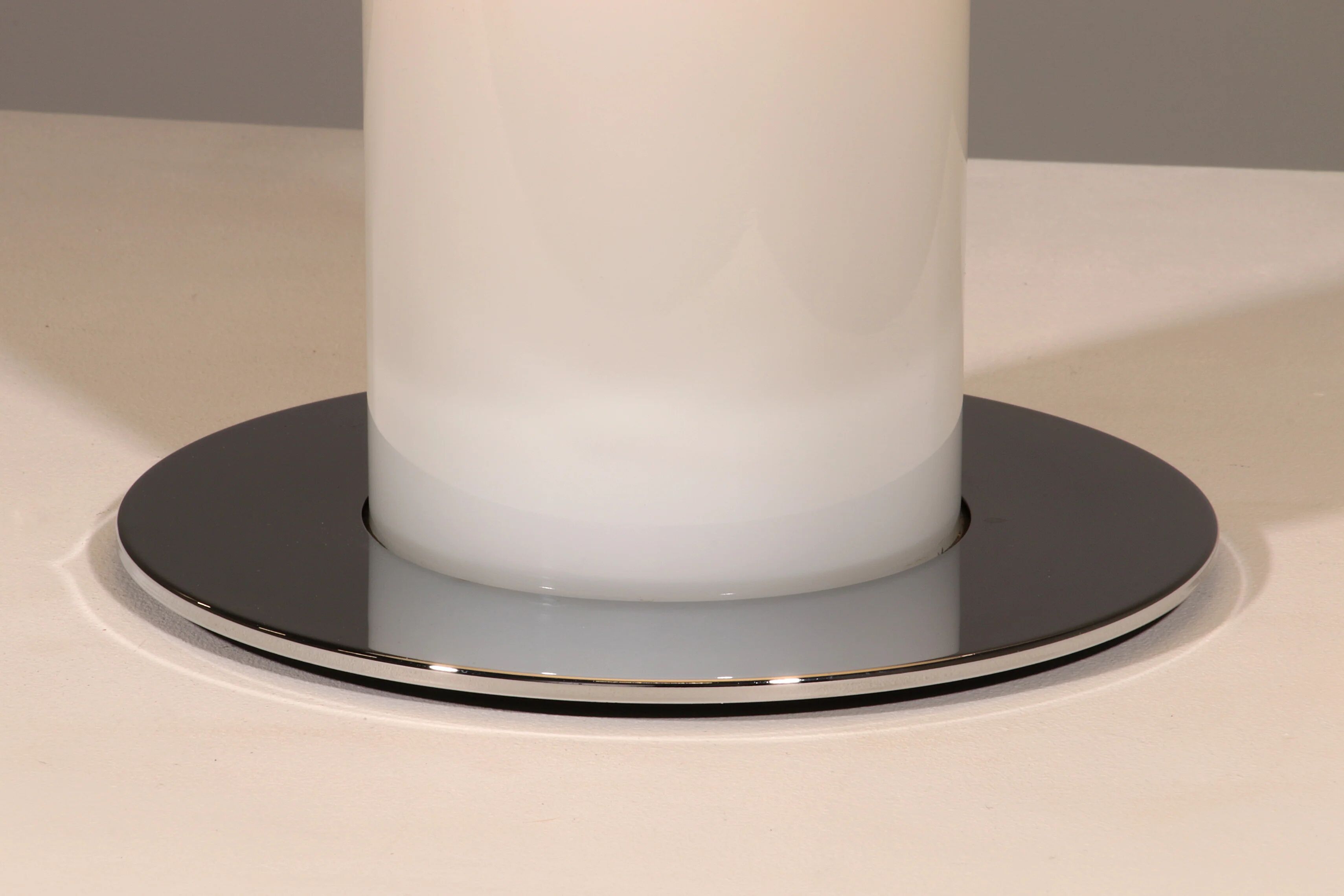 Glass mushroom table lamp attributed to Peill & Putzler, Germany, 1970s
