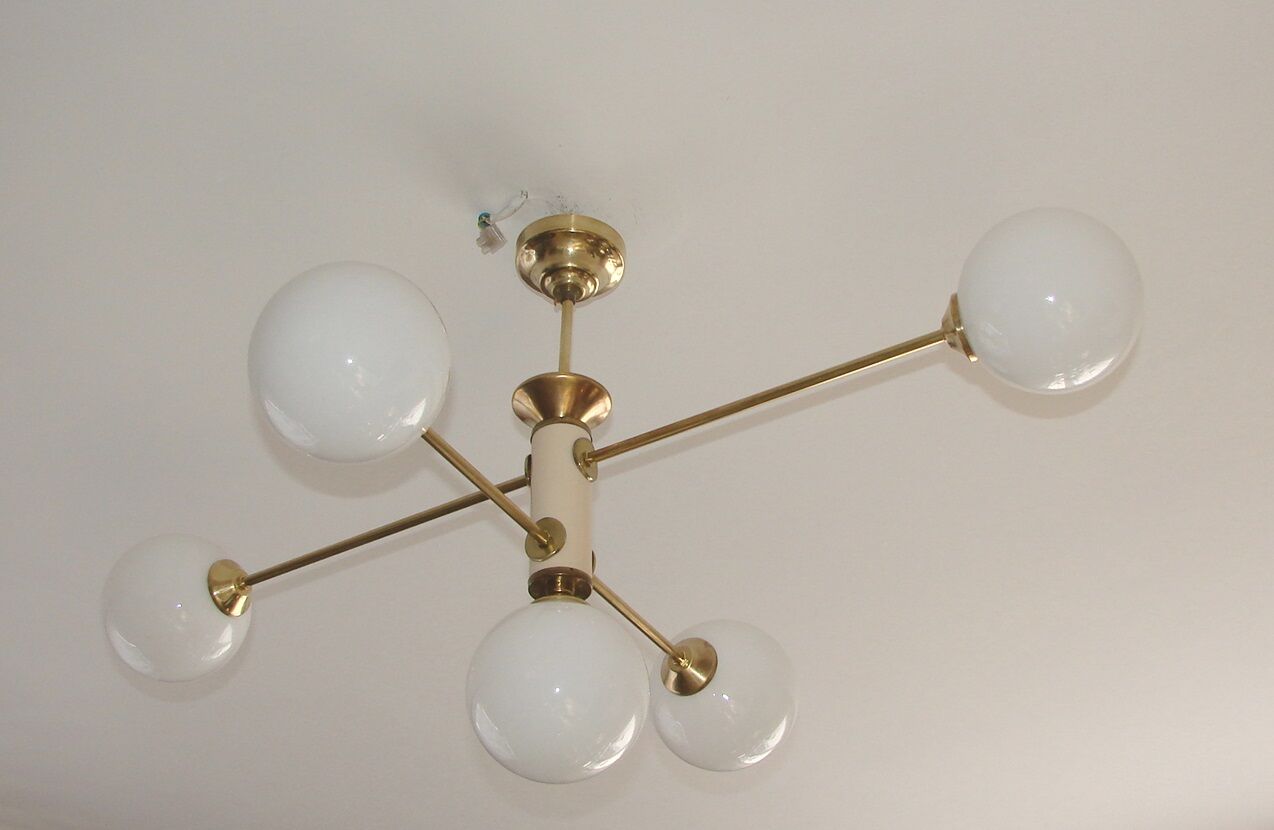 Żyrandol suspension, 60s