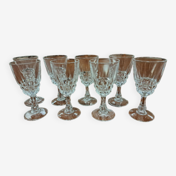 Set of 8 glasses