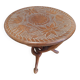Table basse sculpter bois exotique