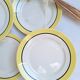 Yellow flat plates Badonviller