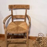 Vintage 60s bridge armchair - country chic style