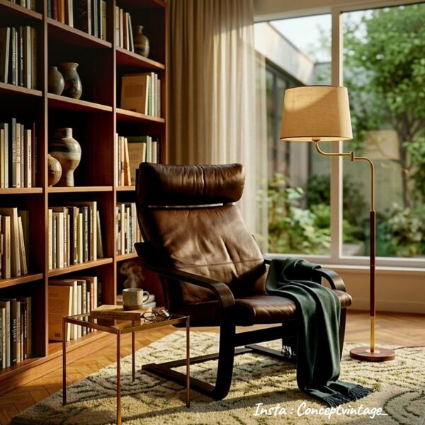 Fauteuil poäng par noboru nakamura pour ikea –circa 1990