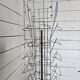 Wrought iron card holder on a stand