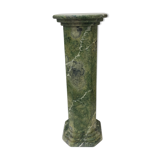 1970's Green Marble Painted Pillar