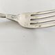 Children's silver cutlery, 1 fork and 1 spoon Saint Médard