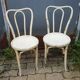 Pair of Baumann chairs made of curved wood