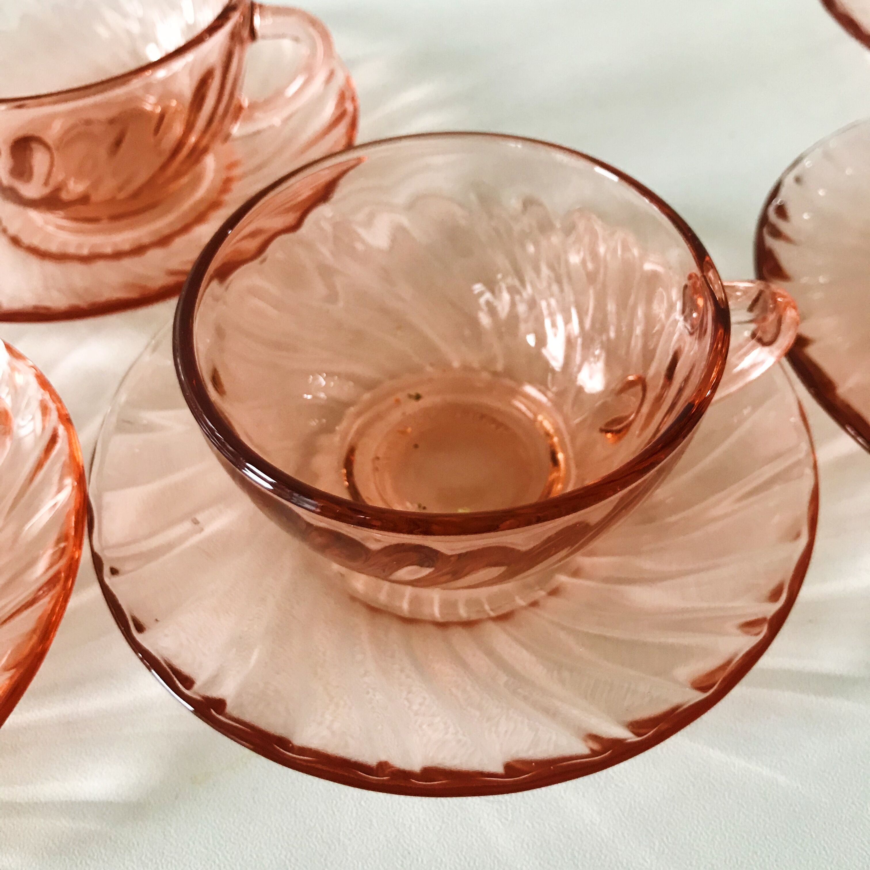 Lot de 6 tasses à café Arcoroc Rosaline