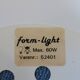 White Danish ceiling lamp *** Danish design *** Form Light *** model 52401