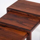 Mid-Century Nesting Tables in Rosewood by Johannes Andersen for Silkeborg, 1960, Set of 3