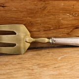 Fish serving cutlery, filled silver