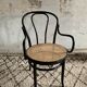 Fauteuil vintage cannage