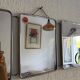 Miroir triptyque de barbier, 1960