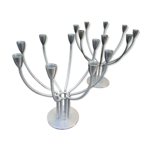 paire de bougeoirs design