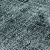 Hand-knotted rustic anatolian 1980s 212 cm x 326 cm black carpet