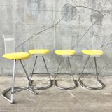 High chairs with plexiglass backrest Mirima, France