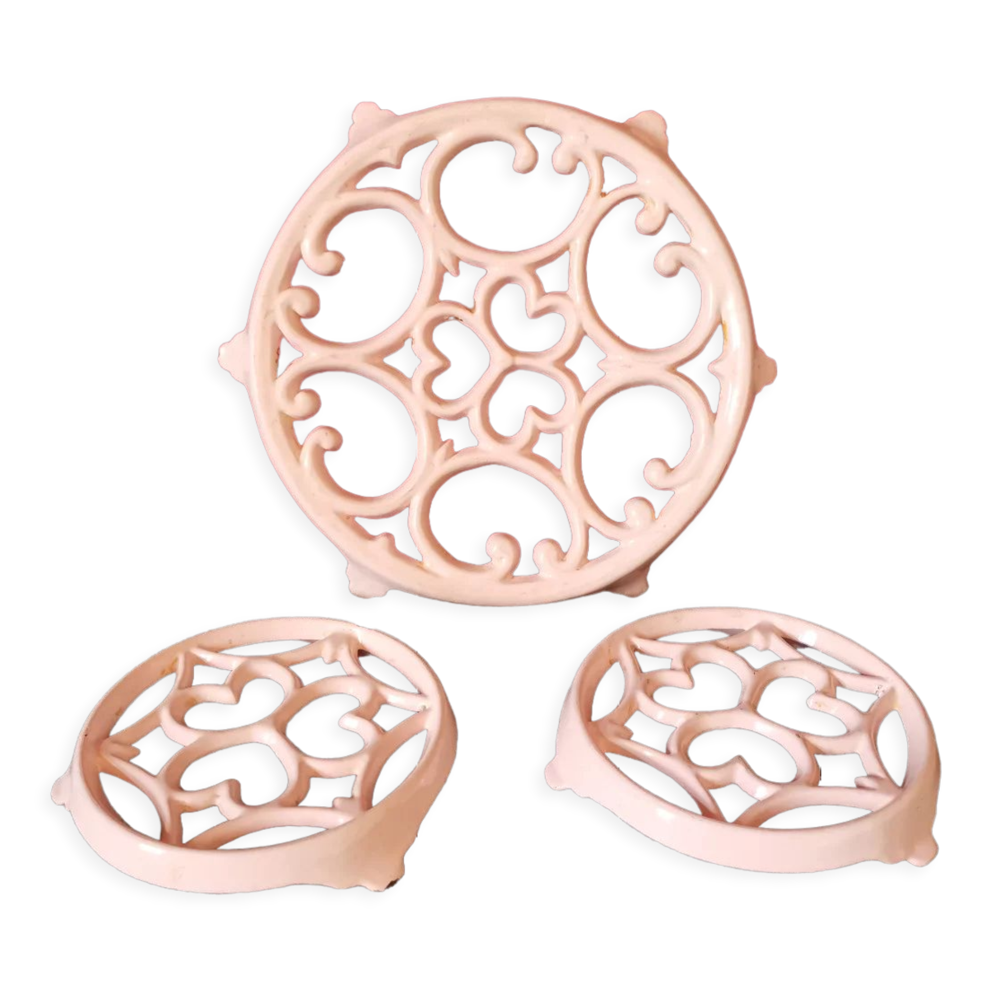 Cast iron pink underplate