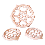 Sous plat rose fonte