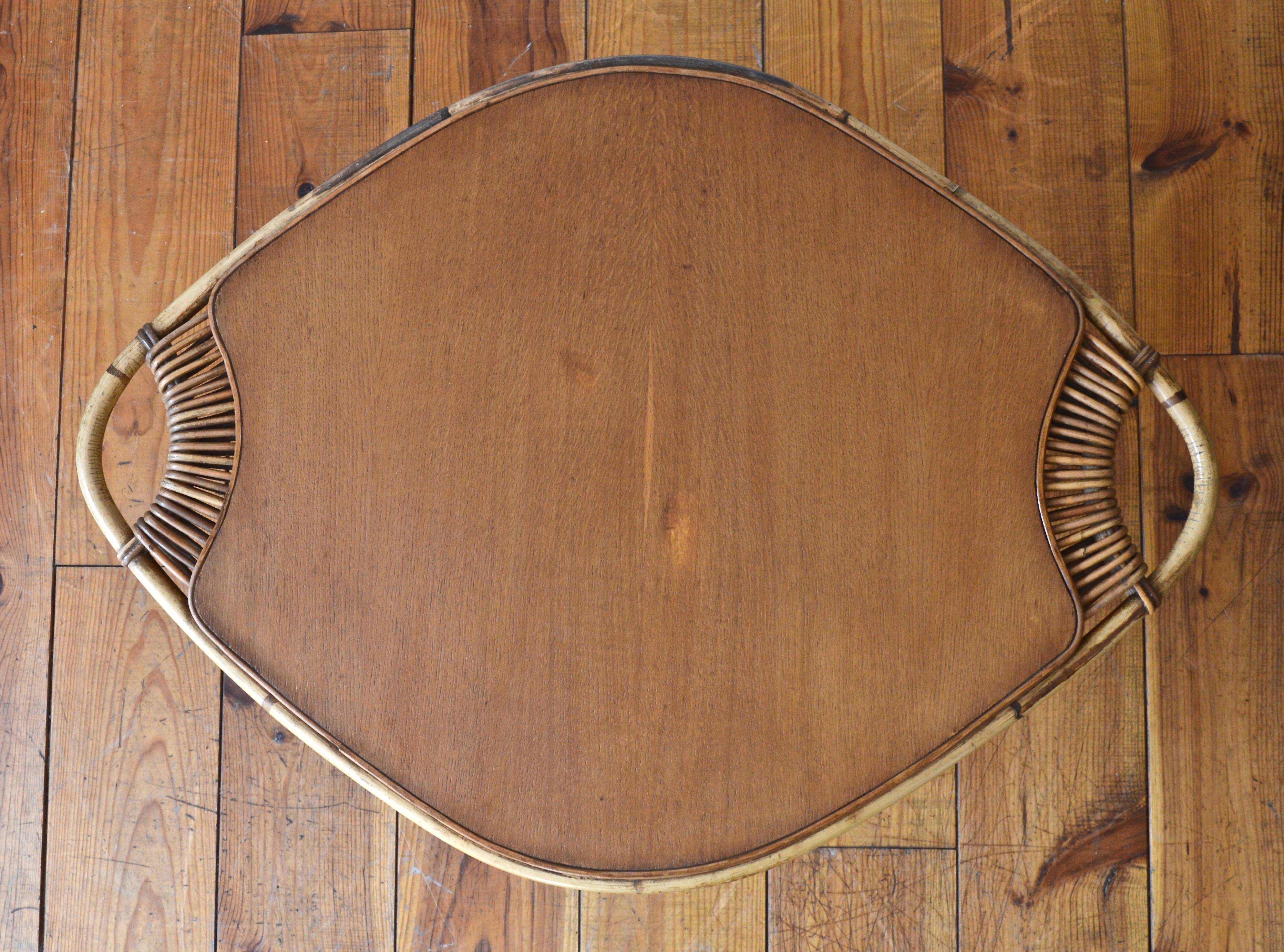 Janine Abraham rattan coffee table