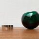 Mid-century modern German space-age glass balls by Quist, 1960s, set of 3