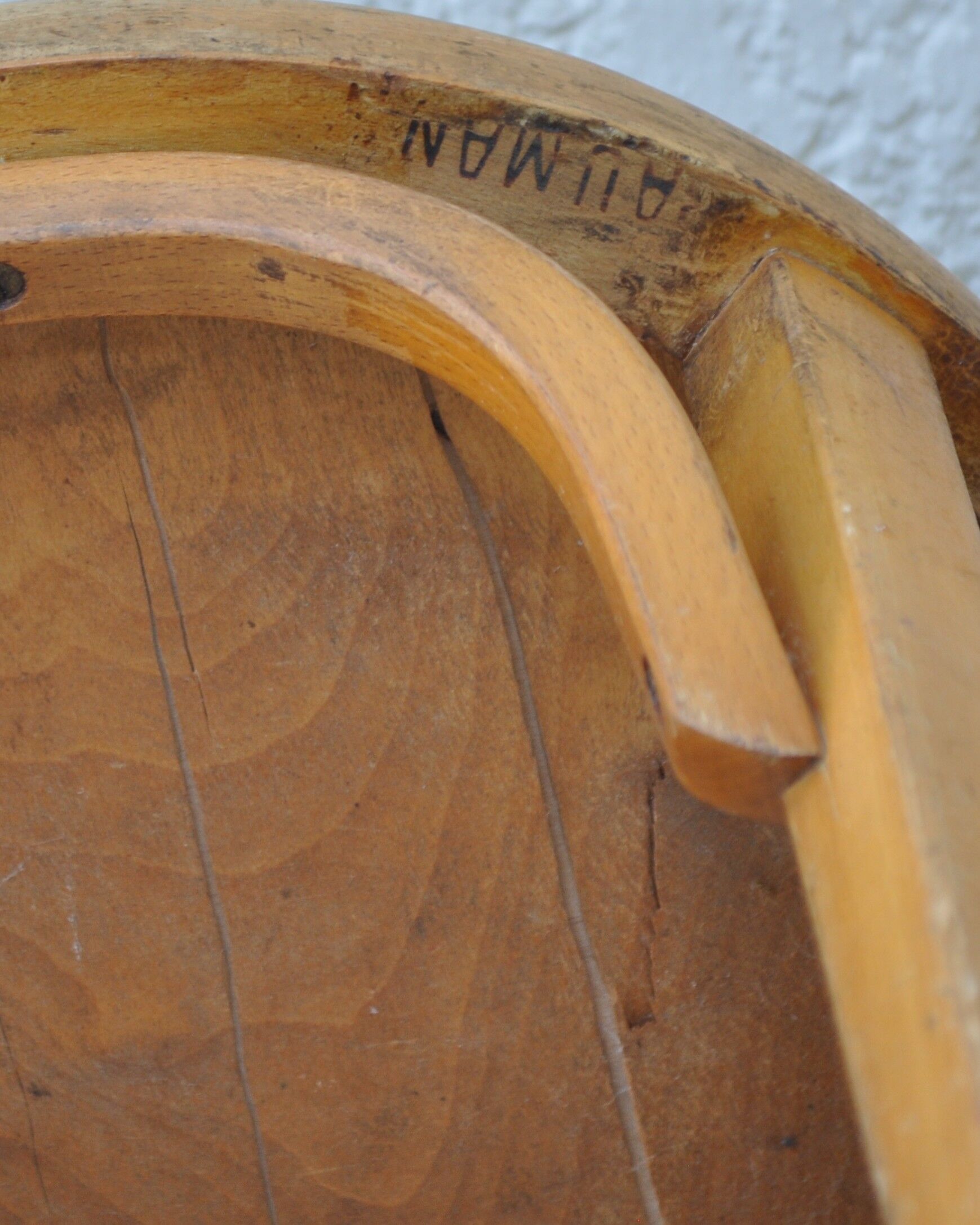 Pair of stools signed Baumann