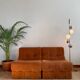 Chauffeuses/Fauteuils orange vintage