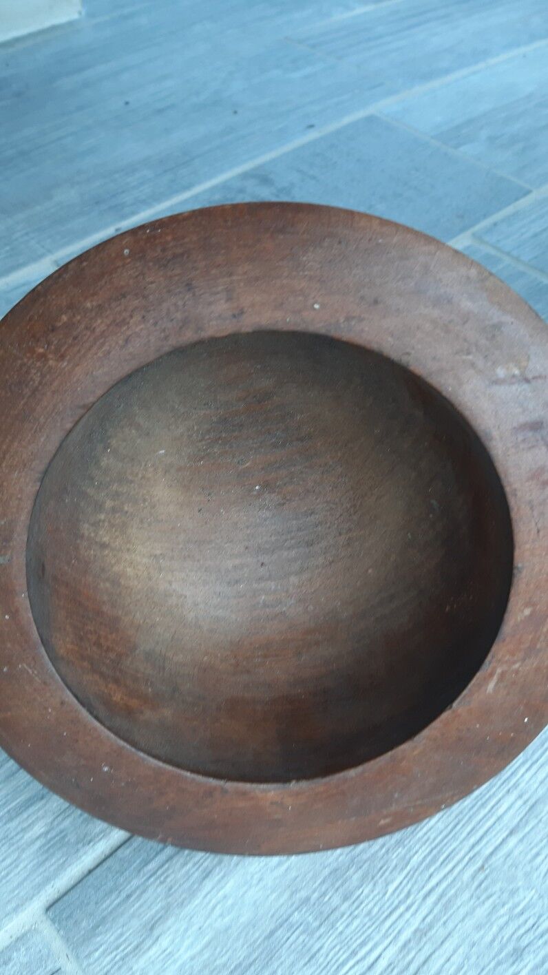 Wooden mortar and pestle