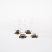 Set of four glasses, Danish design, 1970s, manufactured in Denmark
