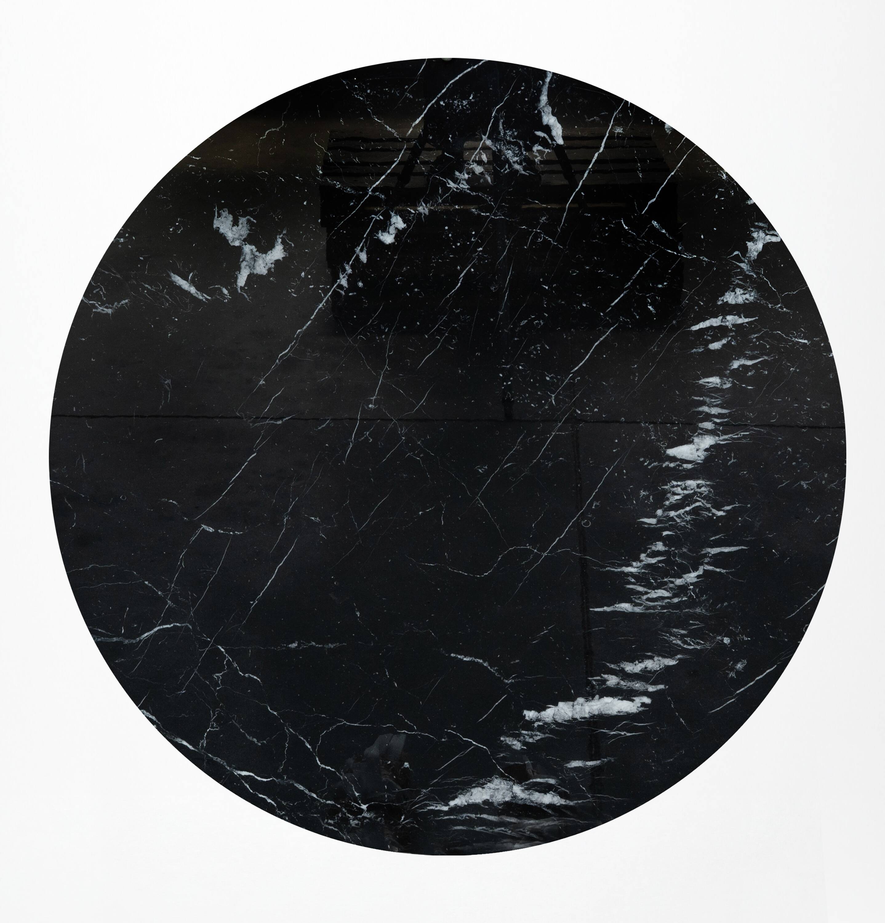 Original Knoll Tulip dining table (152cm) Nero Marquina glossy LIKE NEW!!