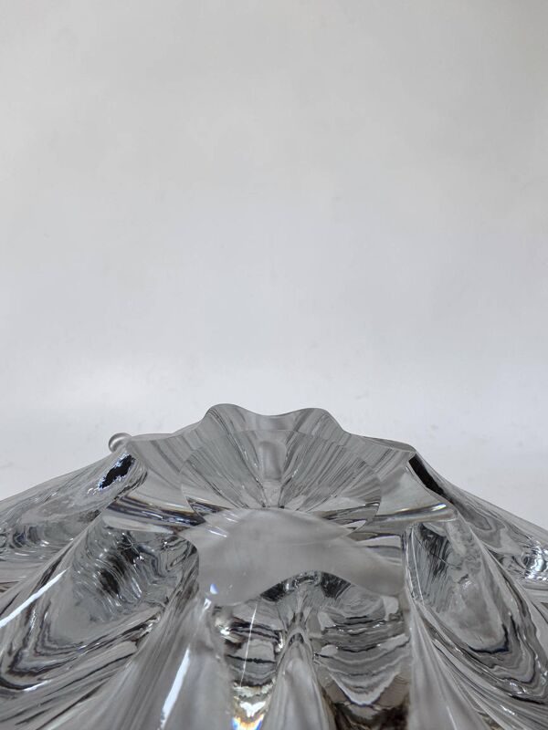 Coupe Baccarat en cristal formant étoile