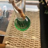 Soliflore vase on sulphide ball base