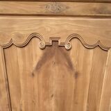Ancienne bonnetière Louis XV, bois fruitier, restaurée – 1 porte, 3 étagère