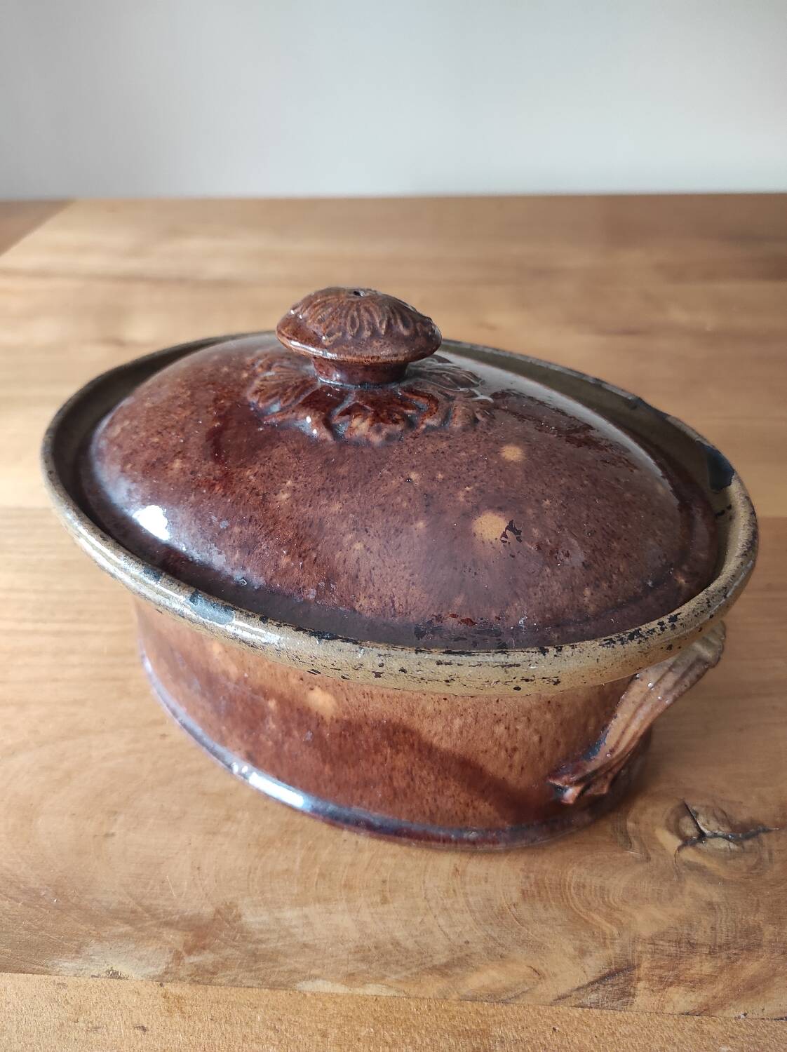 Old terrine in glazed earthenware MIELLE