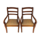 Paire de fauteuils en merisier