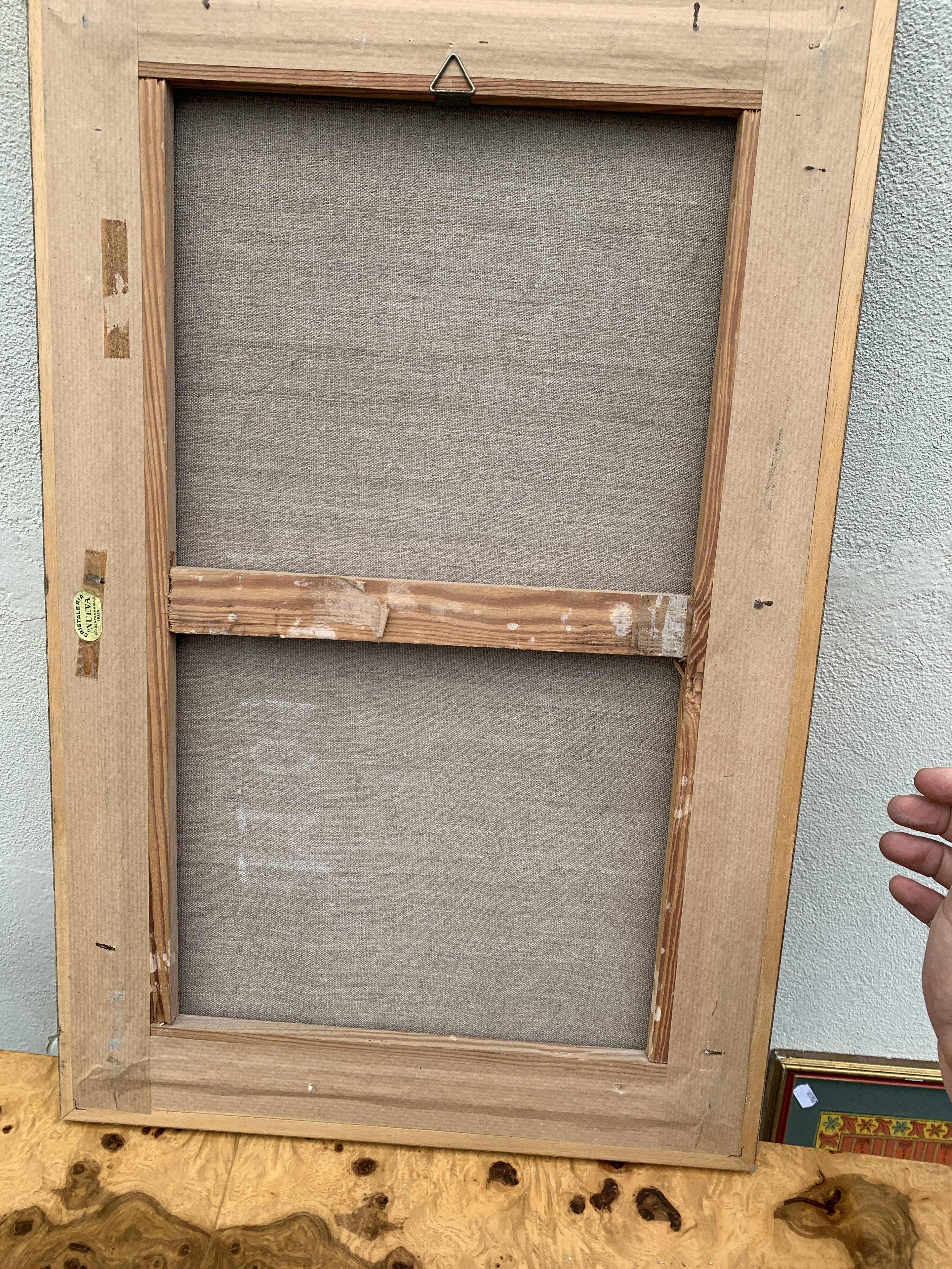 Painting Allegory with woman and ducklings XX