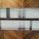 Wall storage space in stainless steel industrial steel designer