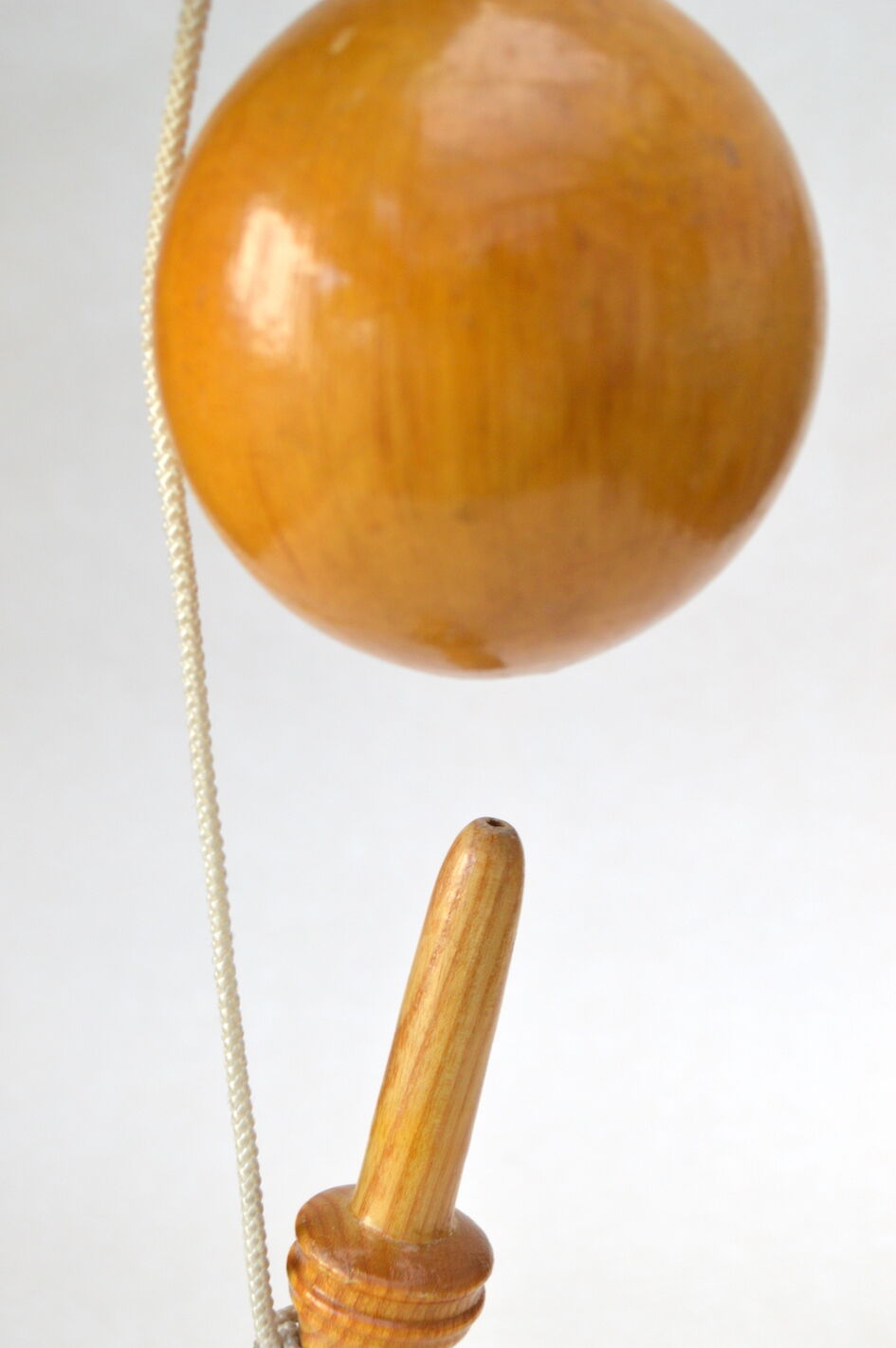 Wooden bilboquet