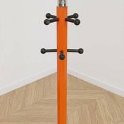 Vintage coat rack DLG Pierre Sala orange and black.