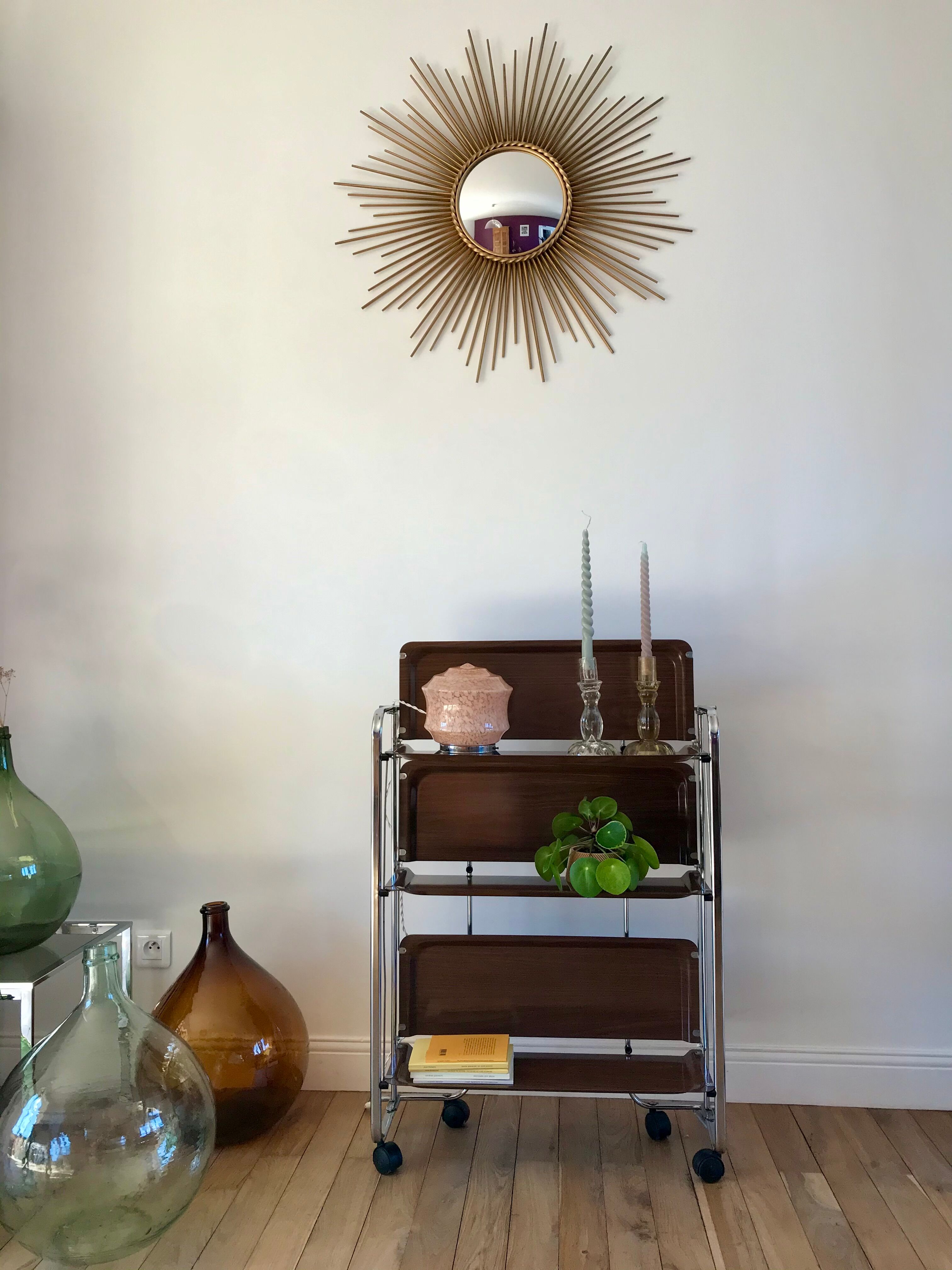 Service in formica and folding chrome 70s