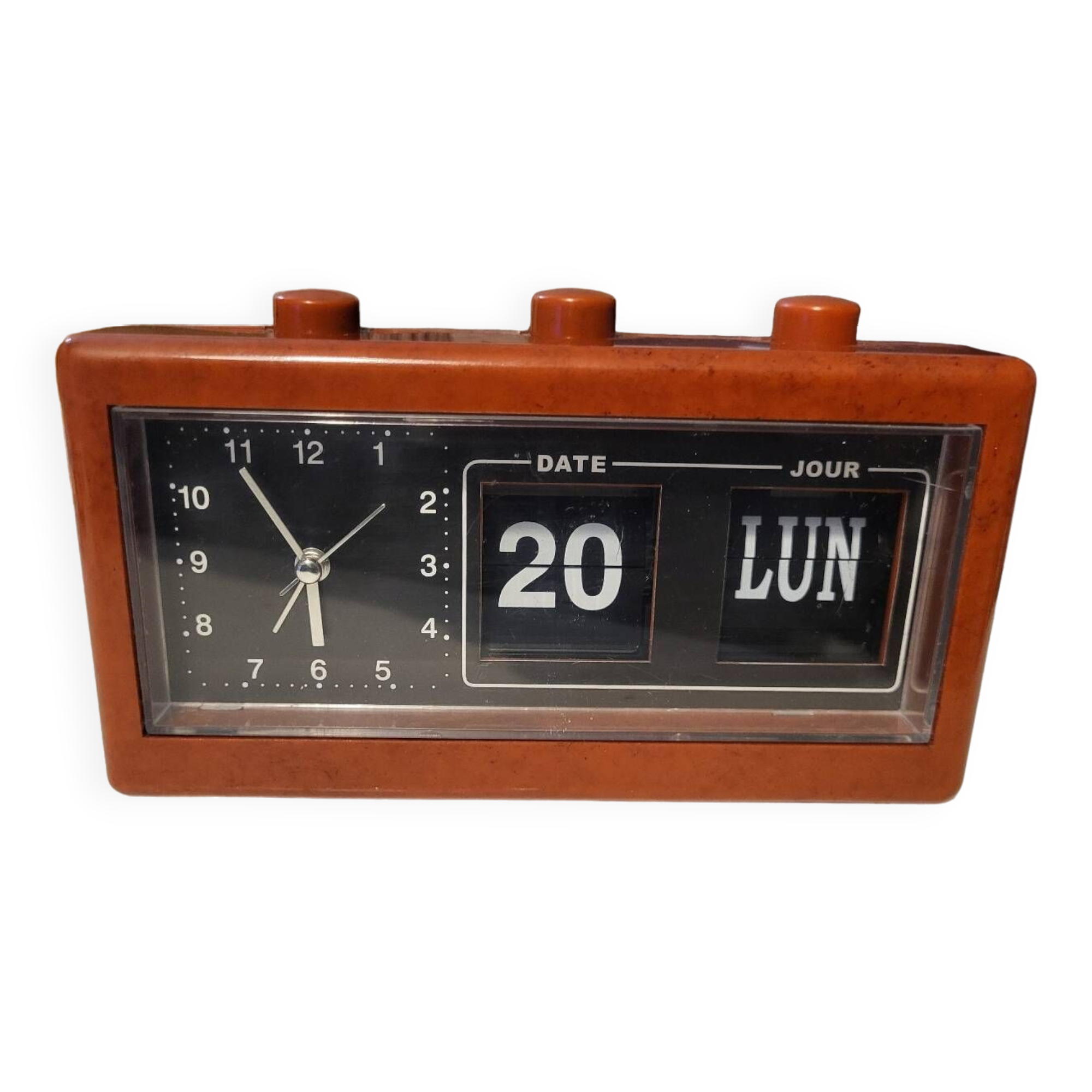 Vintage flip flap alarm clock