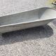 Old zinc bathtub