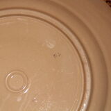 Old dessert plate in earthenware