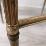 Mid-Century brass side table