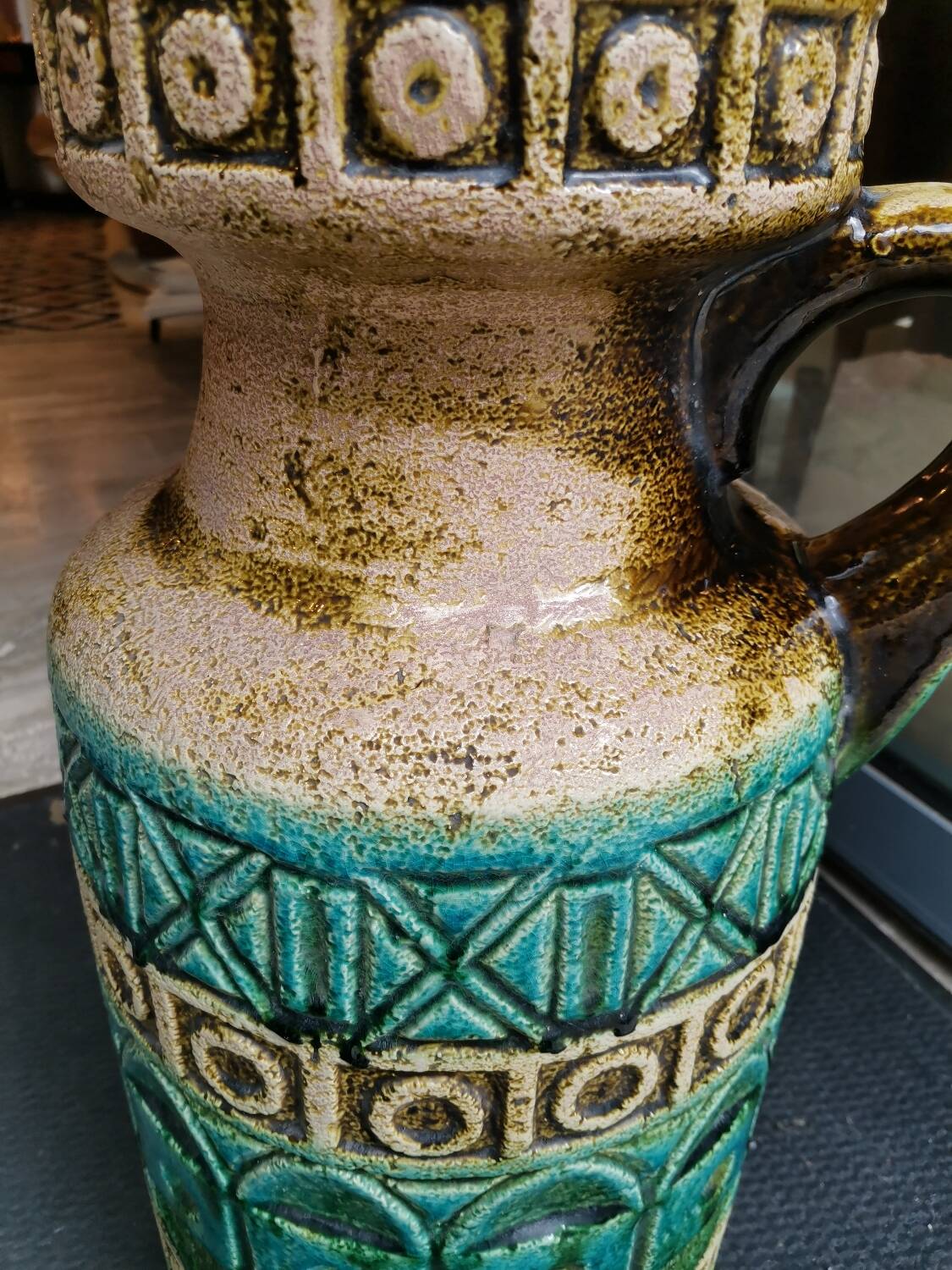 Vase, umbrella stand, Bay keramik