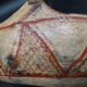 Berber pottery Kabyle basket early 20th century AlgeriaTerracotta Ideqqi Takduht